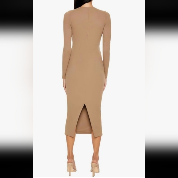 5/30 - Forever 21 Women's Contour Sculpt Midi Dress - Picture 2 of 4